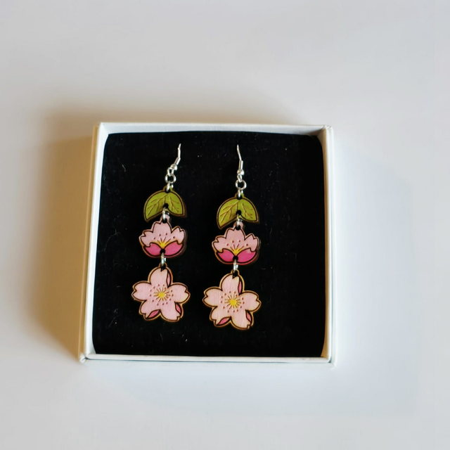 Kirsikankukka korvakorut