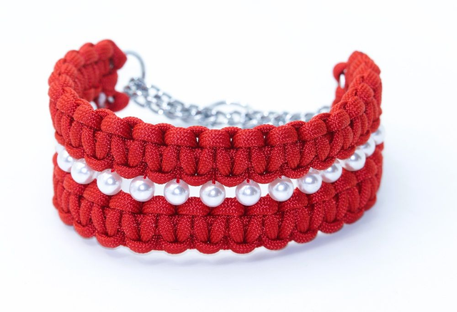 Collier Majestik rouge 