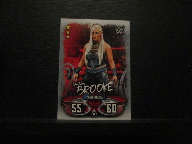 Dana Brooke - Raw Slam Attax Live Original Trading Card #97