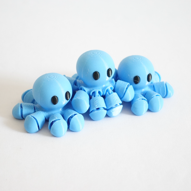 Octopus Fidget Keychain