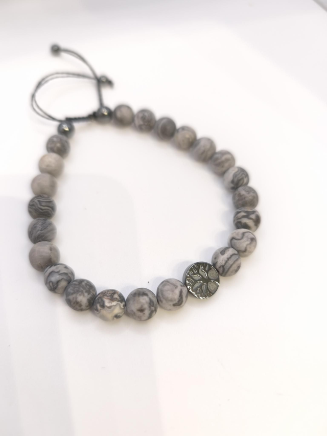 Bracelet homme jaspe Picasso 