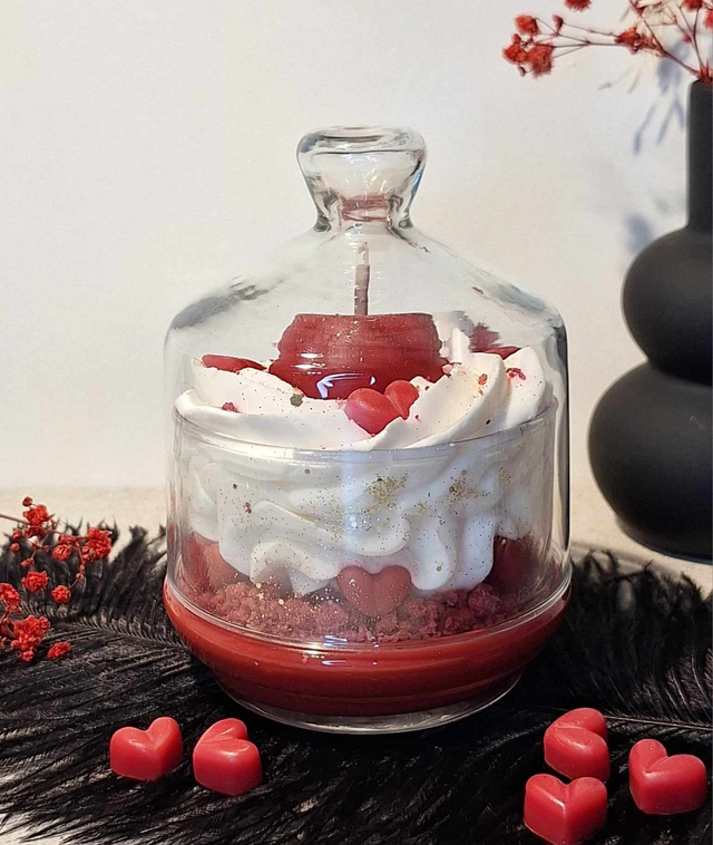 Bougie gourmande ( Pomme d&#039;Amour )🍎