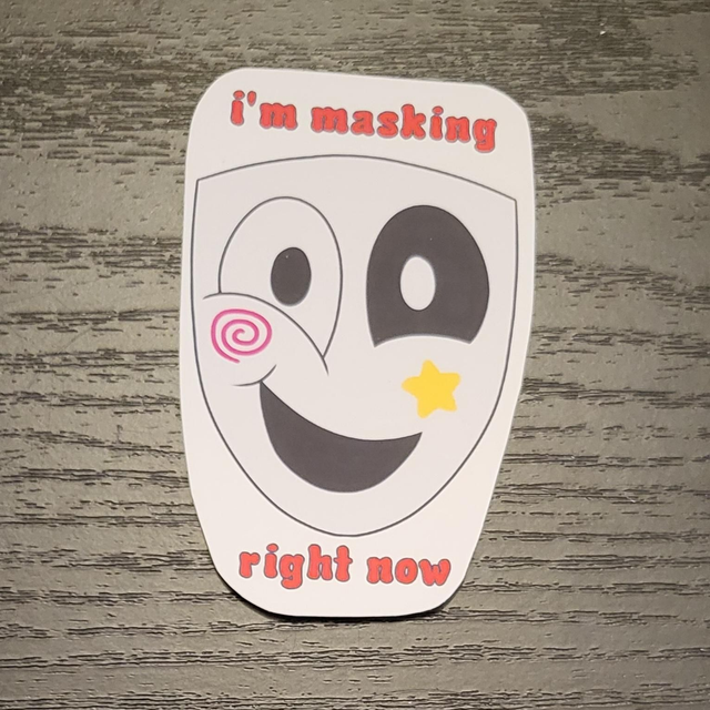 Gangle &#039;Masking&#039; Sticker