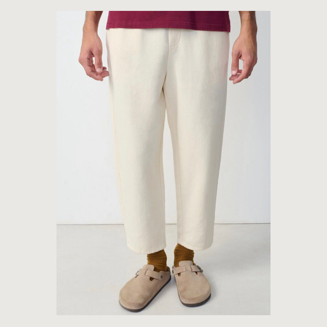 American Vintage Trousers Afaz Ecru