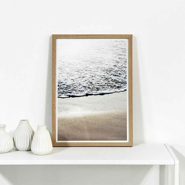 1 photo 20x30cm + cadre photo en bois 