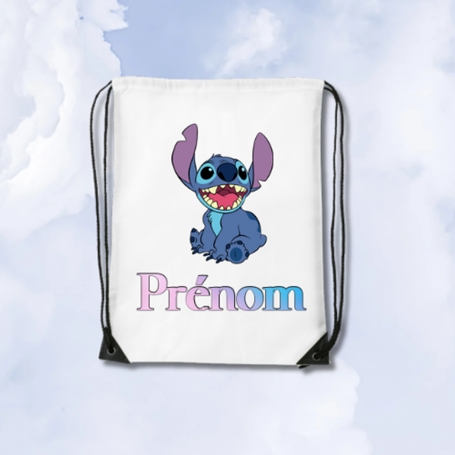 Sac Cordon Stitch Prénom 