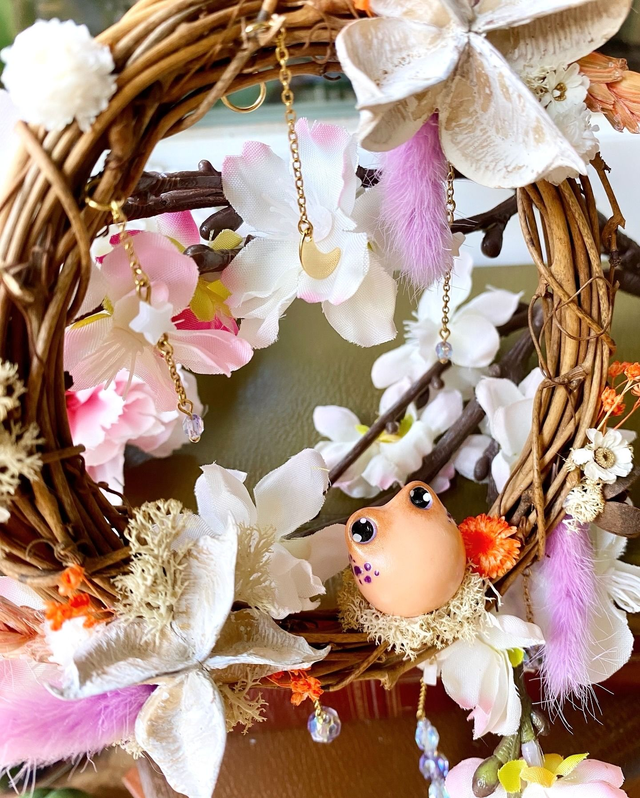Couronne décorative "Lydia la Rêveuse"