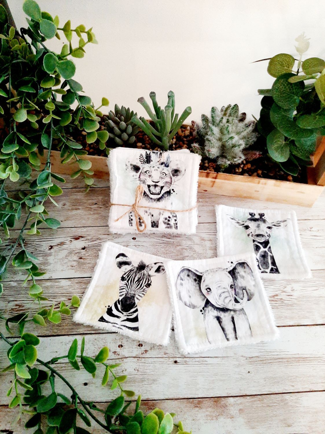 Lot 6 Lingettes animaux