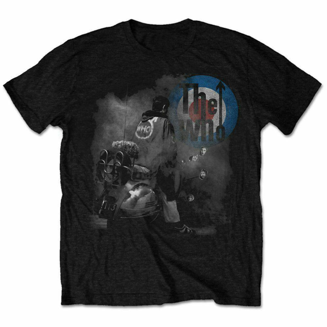 The Who Quadrophenia Target Logo Black Unisex T-shirt - Extra Large