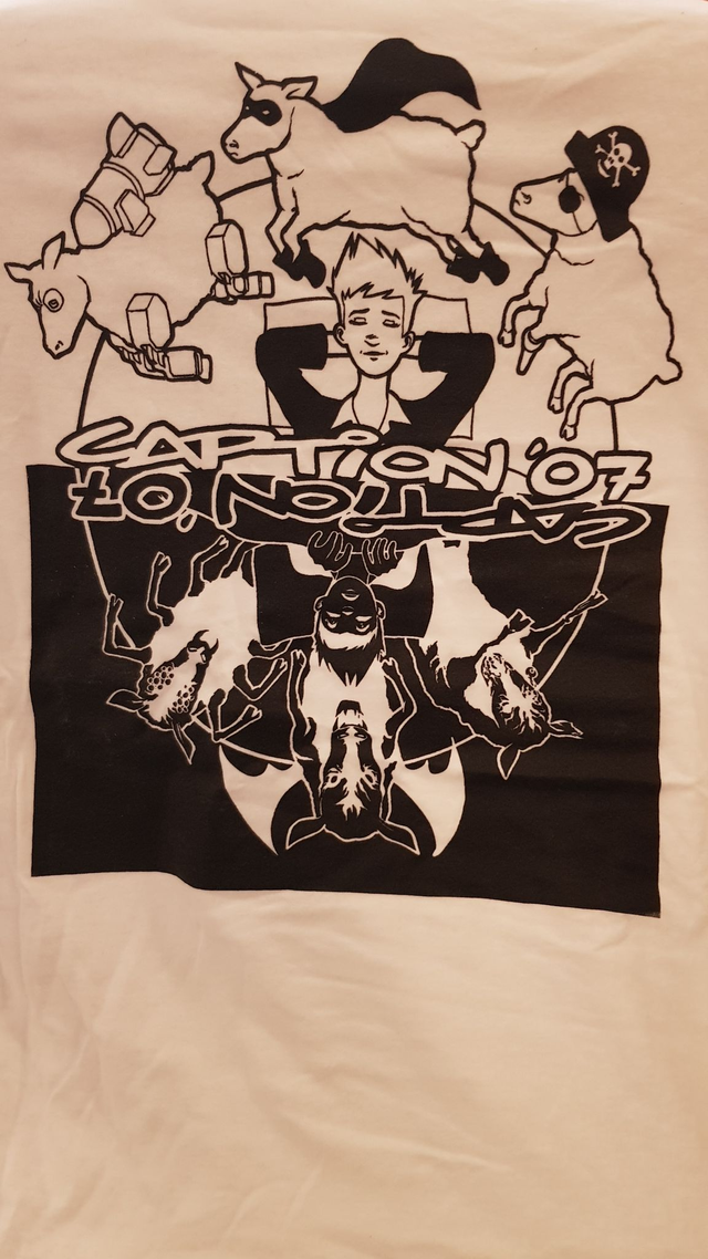 2007 "Dreams &amp; Nightmares Caption" Vintage Tshirt ALT (large)