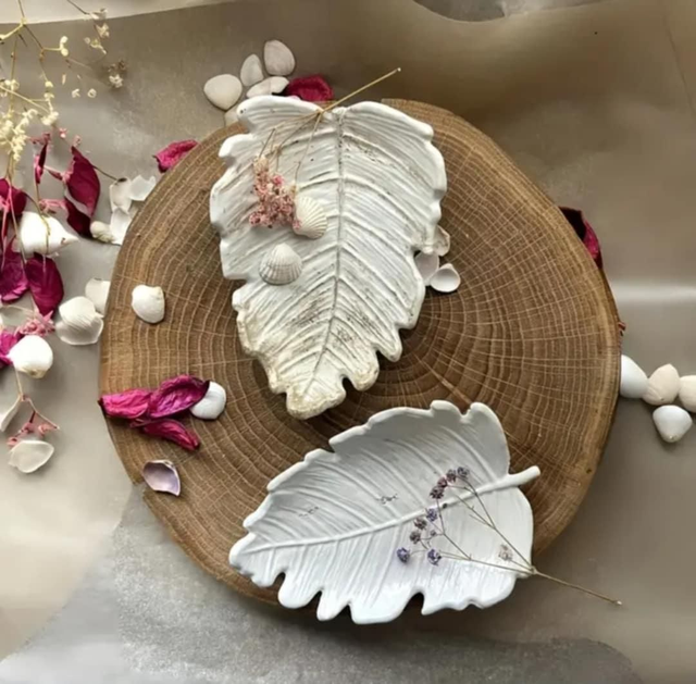 Déco vide poche feuille 