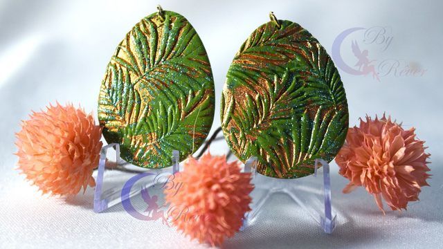 BOUCLES D'OREILLES - ECLAT DE FOUGERE