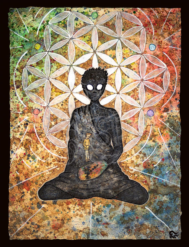 &quot;Perdu dans soi&quot; Print