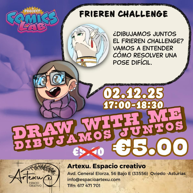 02.12.25 / 17:00 Draw with me: Frieren Challenge