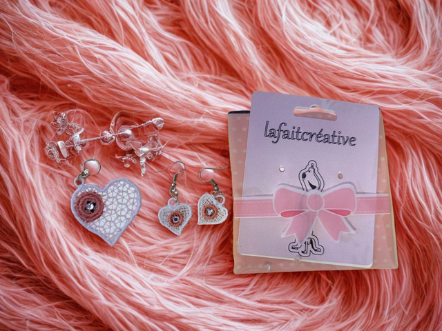 Boucles d’oreilles artisanales en dentelle – Élégance et légèreté