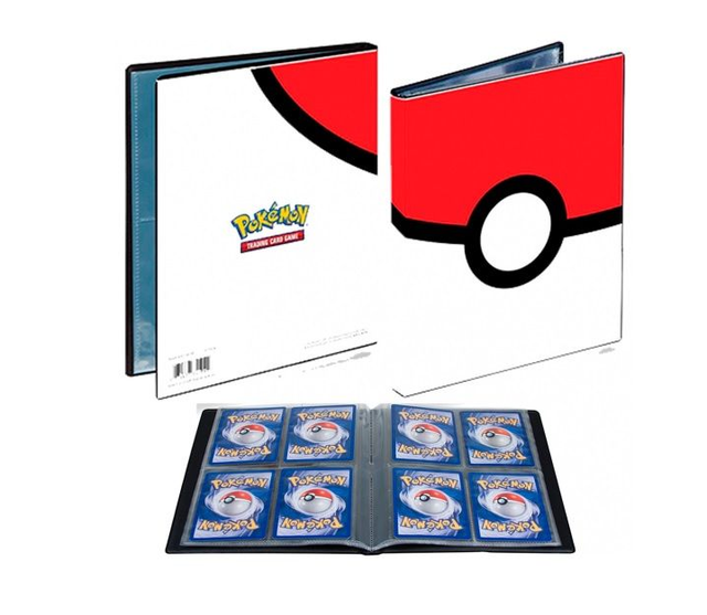 Portafolio para cartas Pokémon pokeball de 4 bolsillos