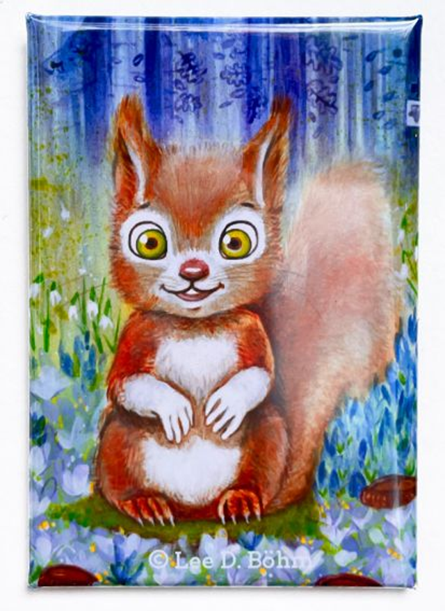 Magnet "Doktor Hörnchen" / Magnet "Squirrel M.D."