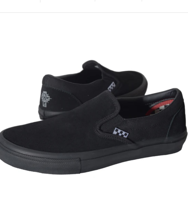 Dogtown x Vans Black Suede 'Stealth' Pro Slip-On Shoe