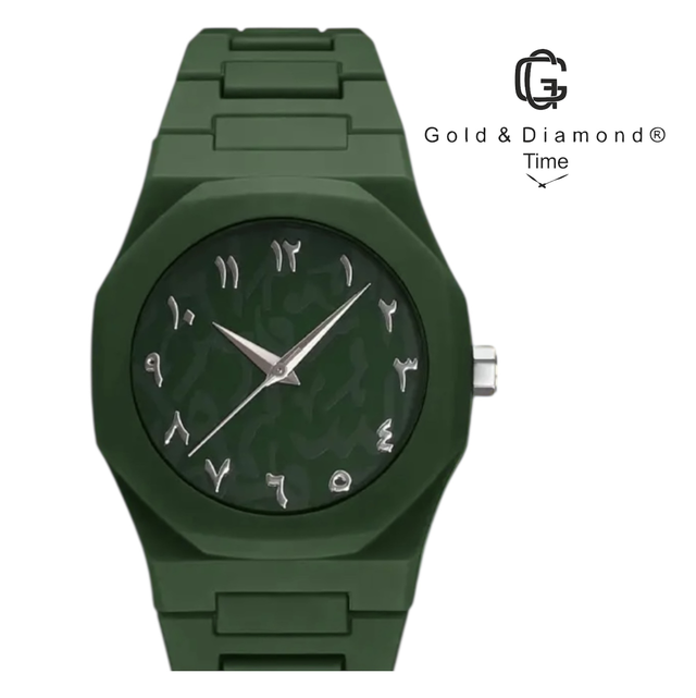 Orologio FIRST Gold &amp; Diamond®️Time VerdeM