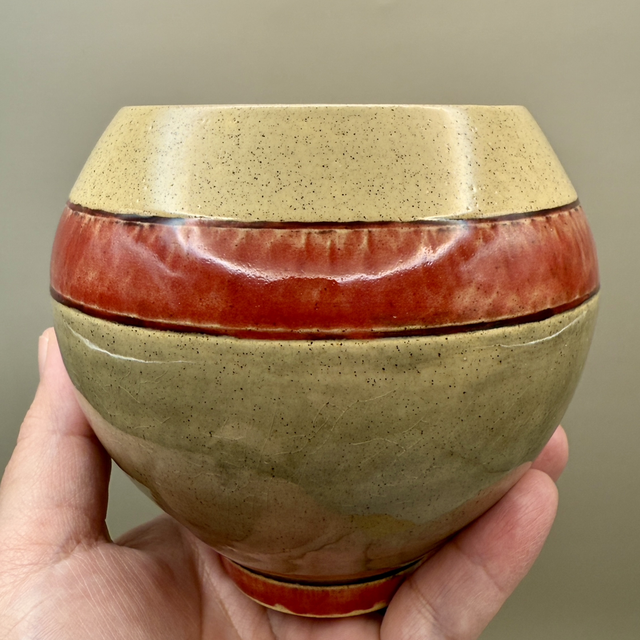 Stoneware Bowl red