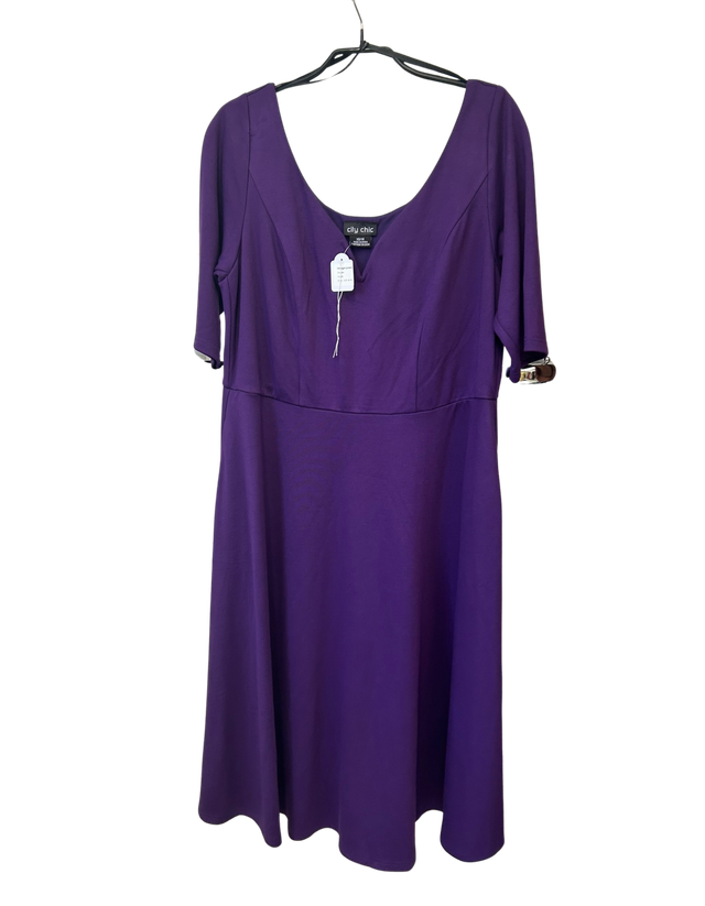 City Chic Dress in Purple