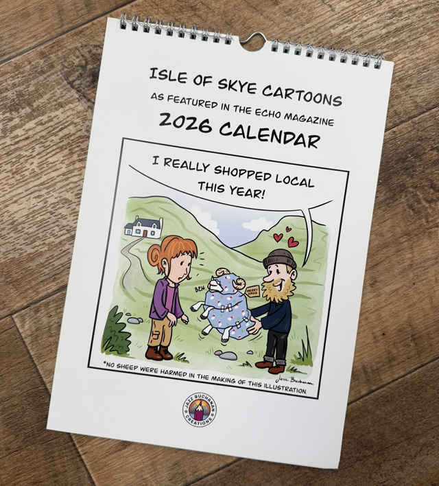 Skye Cartoons Calendar 2026