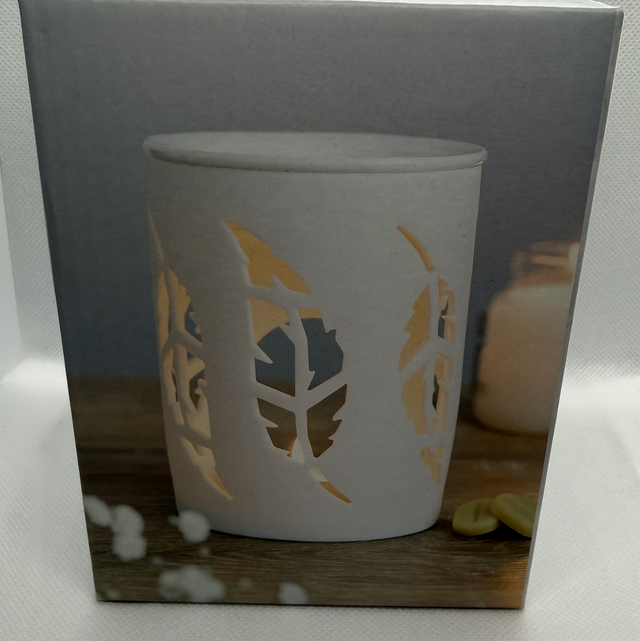 Feather Cut Out Tea Light Burner