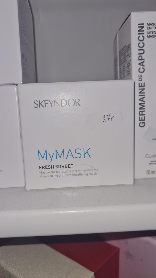 Hydratačná maska "sorbet" pre sviežu a hĺbkovú hydratáciu pleti 50ml