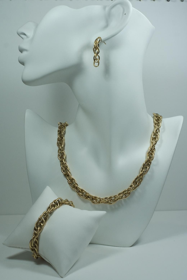 Parure De Bijoux Maille Palmier 