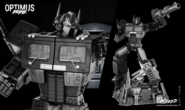 STATUE TRANSFORMERS OPTIMUS PRIME V2 série movie