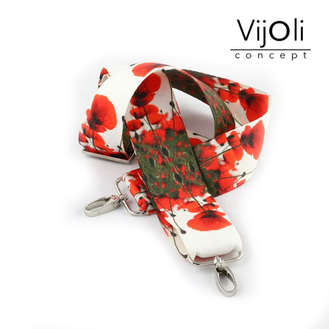  "Les Coquelicots blancs" sangle amovible