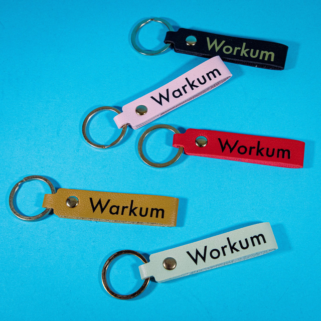 Sleutelhanger imitatieleer - Workum