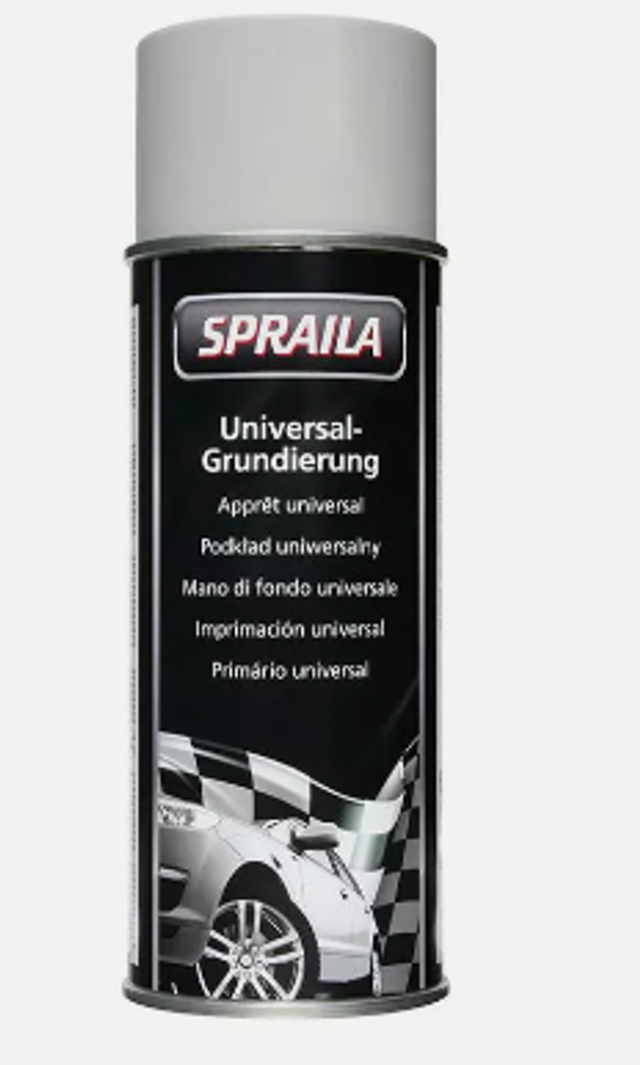AEROSOL PEINTURE APPRET UNIVERSEL GRIS SPRAILA en 400ml. 