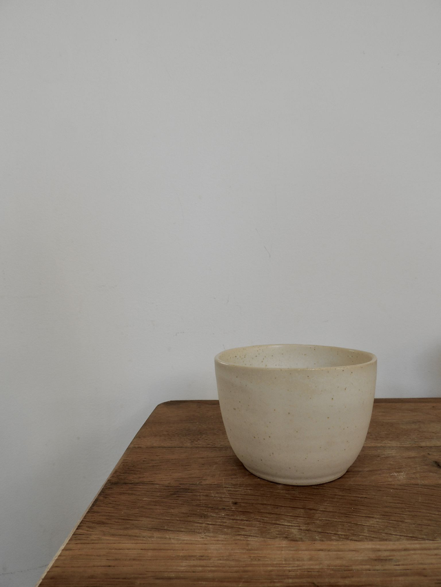 Handleless Cup | Almond