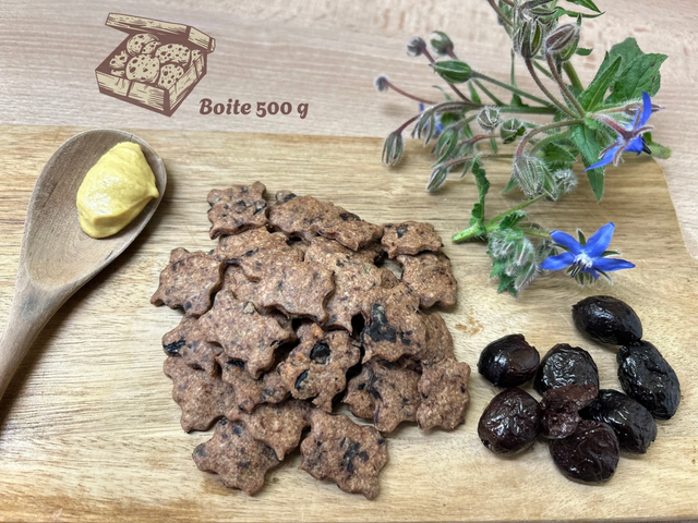 3. Biscuits Olives Noires (Boite 500g)