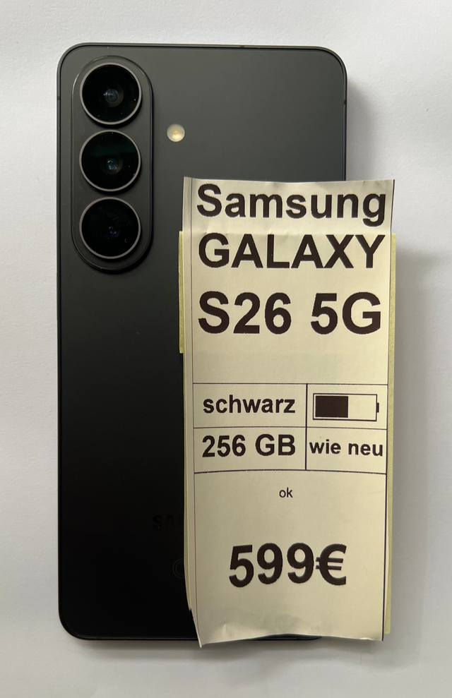 📱 Samsung Galaxy – S26 5G – 256 GB – Schwarz