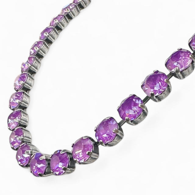 Collier DEVA KLASSIK BIG Electric Violet Ingnite, Lila