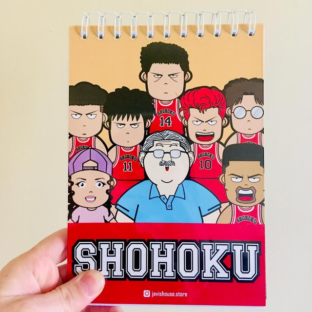 Croquera A5 hojas blancas Slamdunk Shohoku