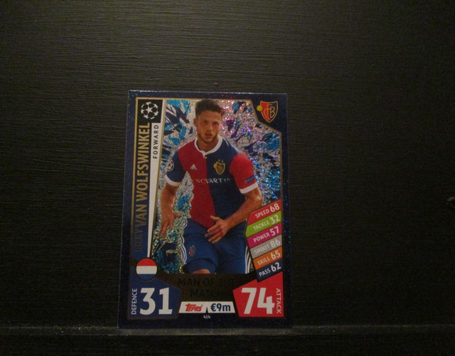 Ricky Van Wolfswinkel - UEFA Champions League Match Attax 2017/18 Original Trading Card #414