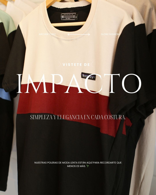 Polera de algodón manga corta impacto