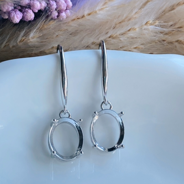 Øredobber sentiment • 925 sterlingsølv • 10x8mm