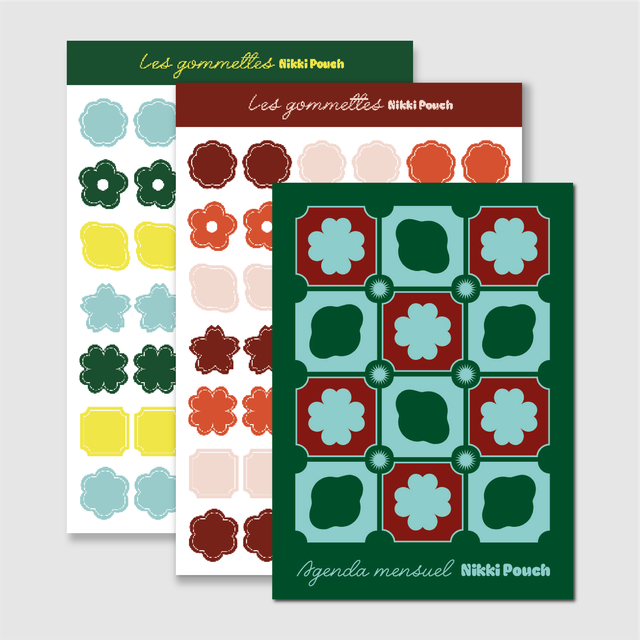 PACK Agenda + 2 planches de gommettes