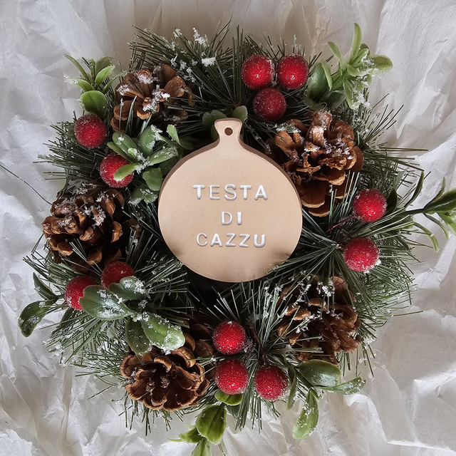 Boule de Noël TESTA DI CAZZU