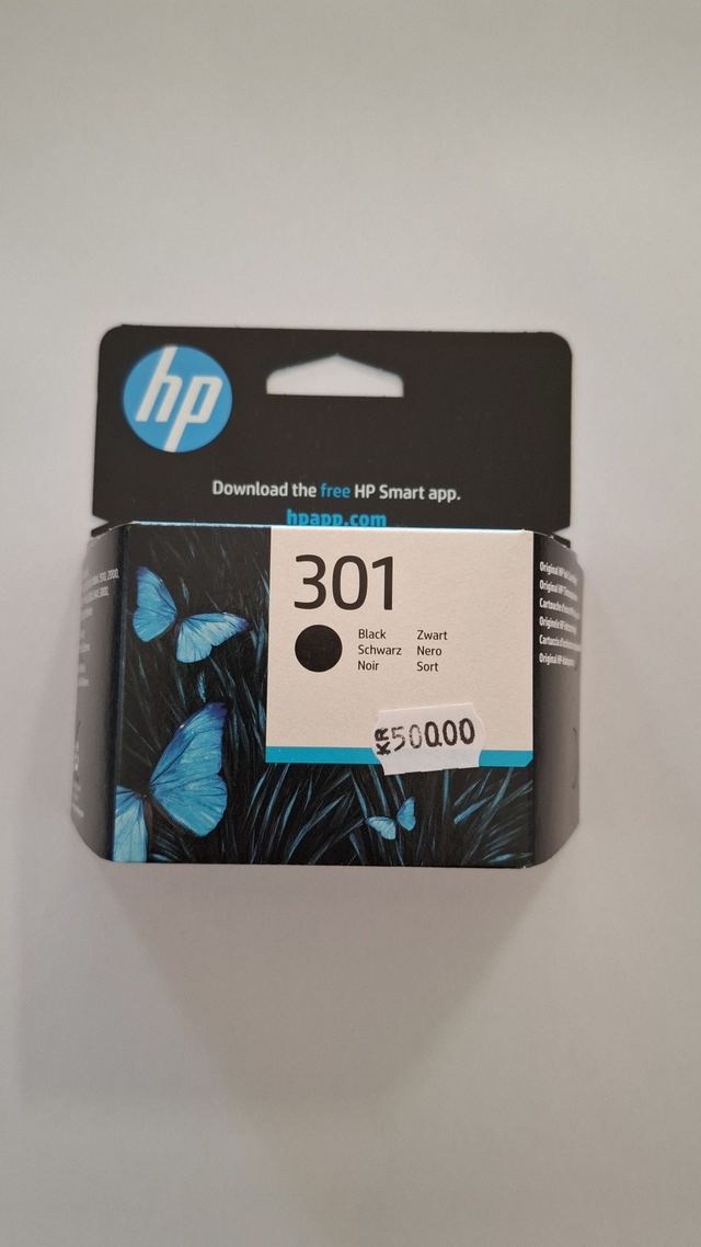 HP 301 Svart bläckpatron