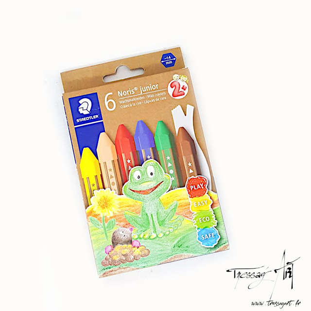 STAEDTLER - CRAYONS CIRES PAR 6 - ST003