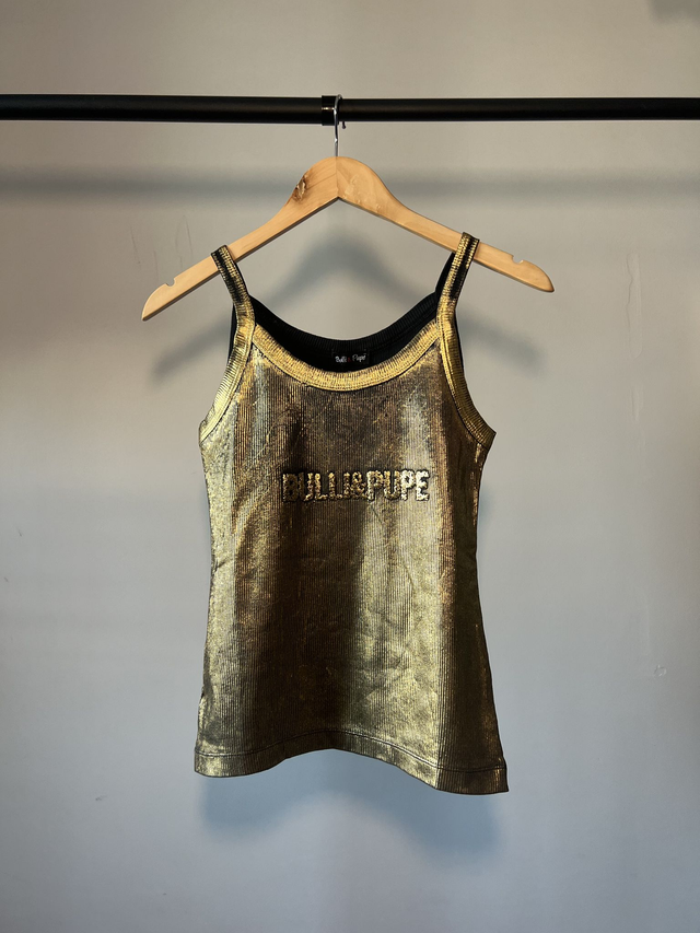 Golden tank top #0004