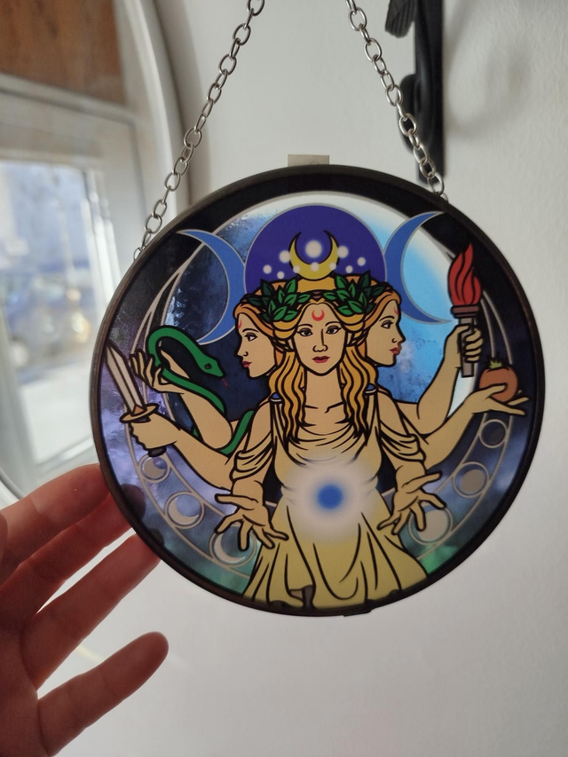 ✨ Attrape-soleil de la Triple Déesse – Hécate, Gardienne des Portes ✨