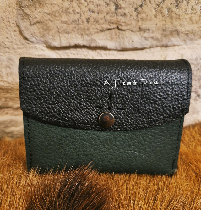 Porte monnaie cuir