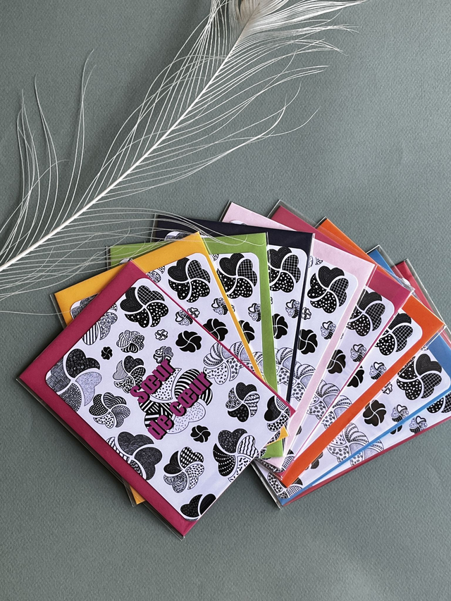 Carte de vœux &quot;Sœur de cœur&quot; 