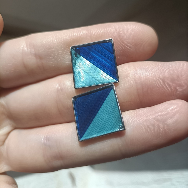 Boutons de manchette 'Diagonale'